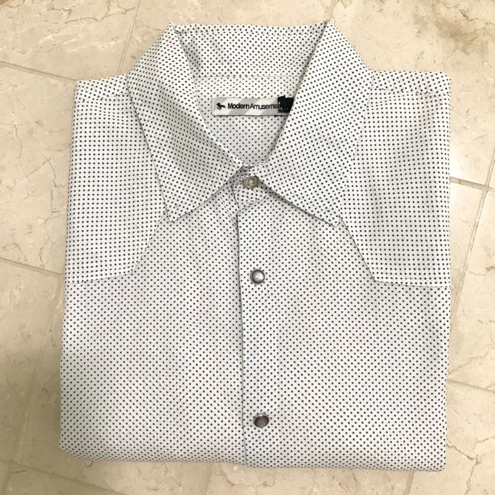 Modern Amusement Short Sleeve Button Down - XL